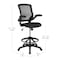 Flash Furniture Drafting Chair Black Mesh Drafting Chair, Mesh, Black BL-ZP-8805D-BK-GG - alternate 10